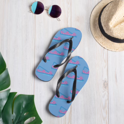 Vielleicht Web Development Neon Driehoek Teenslippers