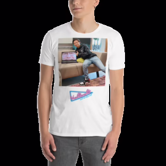 Vergrendel je laptop T-shirt met korte mouw (Unisex)