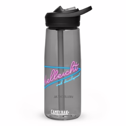 Vielleicht Web Development Neon Driehoek Sports water bottle - Afbeelding 4