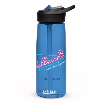 Vielleicht Web Development Neon Driehoek Sports water bottle - Afbeelding 2