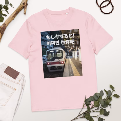 Moshika suruto eojjeomyeon yě xǔ ba Uniseks T-shirt van biologisch katoen - Afbeelding 23