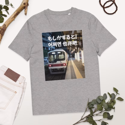 Moshika suruto eojjeomyeon yě xǔ ba Uniseks T-shirt van biologisch katoen - Afbeelding 17