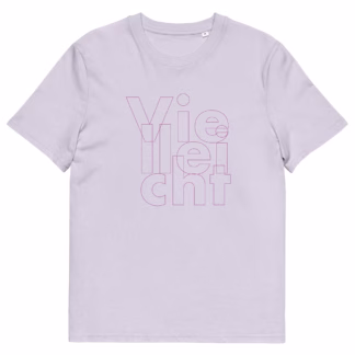 Vielleicht Modern Uniseks T-shirt van biologisch katoen